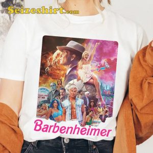 Barbenheimer Barbie Oppenheimer Movie 2023 T-shirt