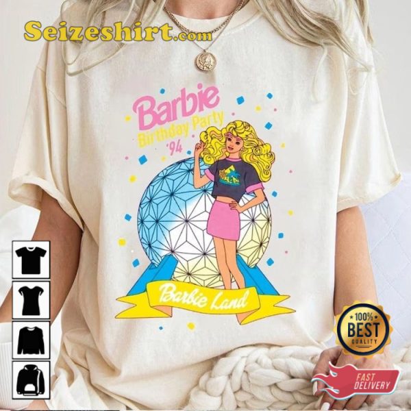 Barbie Land Birthday Party 1994 T-shirt
