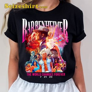 Barbie Oppenheimer Movie 2023 Barbenheimer Fan T-shirt
