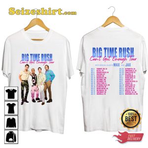 Big Time Rush Band Tee Cant Get Enough Tour Shirt
