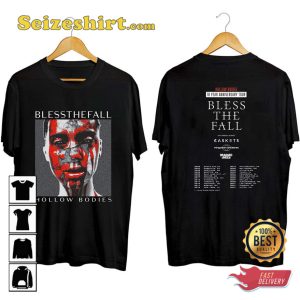 Blessthefall Band Hollow Bodies 10 Year Anniversary Tour T-shirt