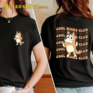 Bluey Family Cool Moms Club Graphic T-shirt
