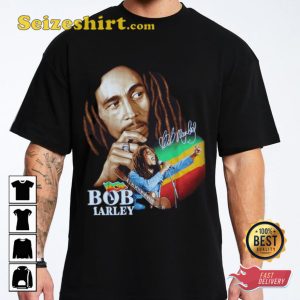 Bob Marley One Love Poster Vintage T-shirt
