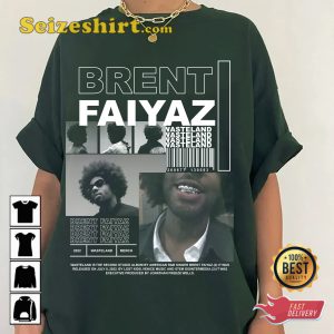 Brent Faiyaz Wasteland Album Vintage 90s T-shirt