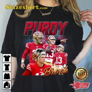 Brock Purdy 49ers NFL Mr Relevant Football T-shirt