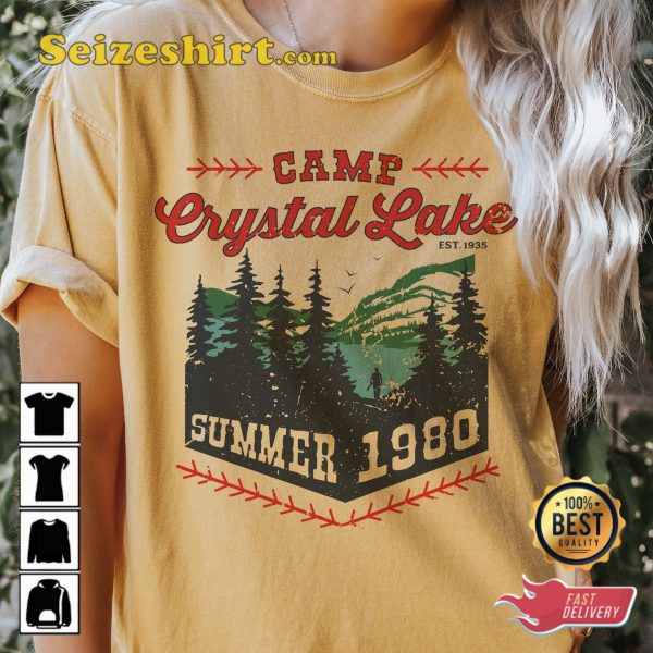 Camp Crystal Lake Vintage T-shirt