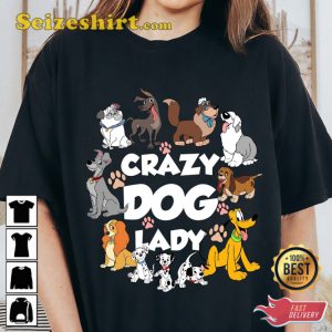 Crazy Dog Lady Disney Unisex T-Shirt