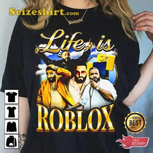 DJ Khaled Life Is Roblox Graphic T-shirt