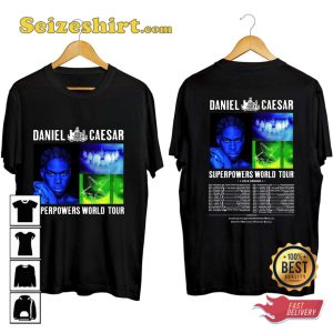 Daniel Caesar Concert Superpowers World Tour 2023 T-shirt