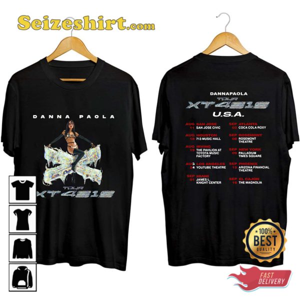 Danna Paola 2023 Tour XT4S1S USA Concert T-shirt