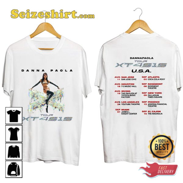 Danna Paola 2023 Tour XT4S1S USA Concert T-shirt