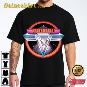 Darth Vader Van Halen Logo Heavy Metal Inspired T-Shirt