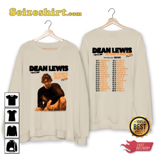 Dean Lewis The Future Is Bright Tour 2023 T-shirt