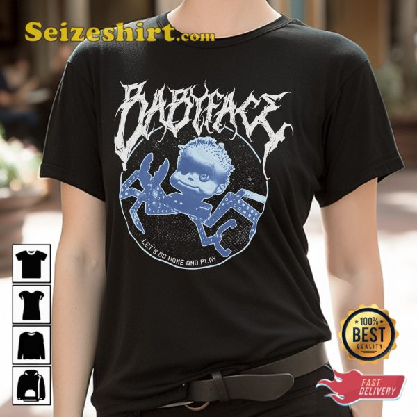 Deathmetal Disney Dark Baby Face Goth Punk T-Shirt