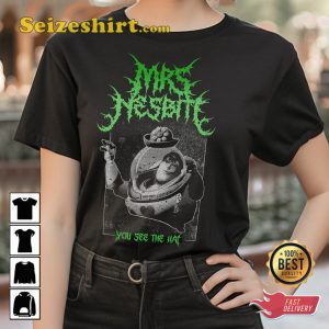 Deathmetal Mrs Nesbitt Dark Metal Toy Story Gothic Punk Disney Metalhead T-Shirt