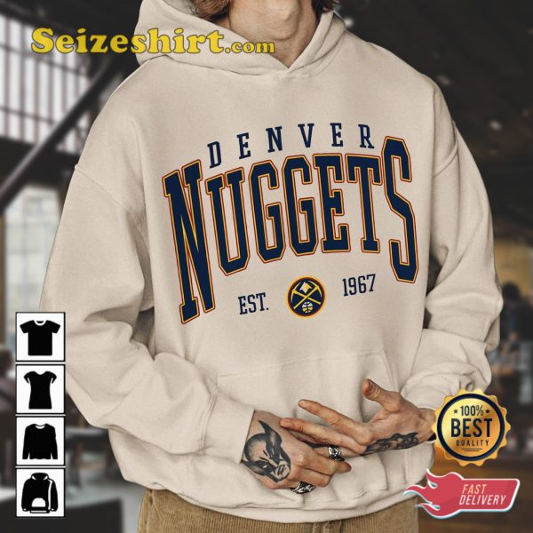 Denver Nuggets Sweatshirt Basketball Hoodie T-shirt