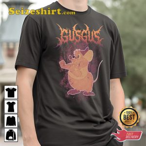 Disney Gothic Punk Deathmetal Metallic Halloween with Gusgus T-Shirt