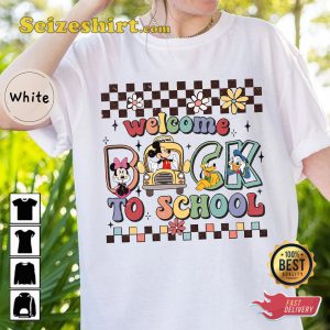 Disney Welcome Back School Mickey And Friends T-shirt