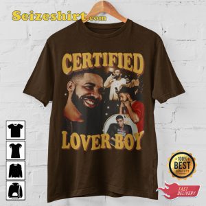 Drake Tour Lover Boy Fan Gift Vintage T-shirt