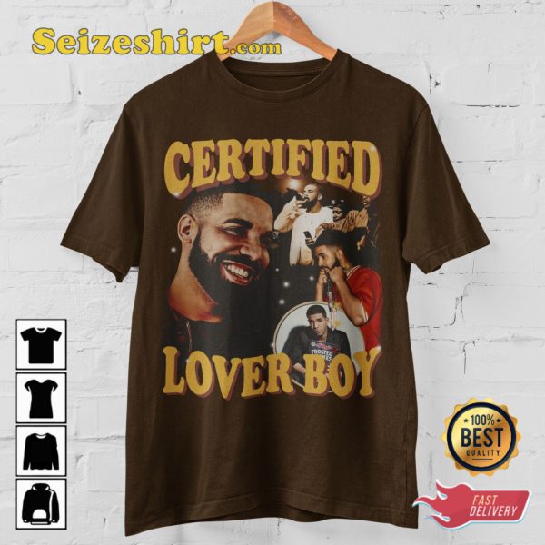 Drake Tour Lover Boy Fan Gift Vintage T-shirt