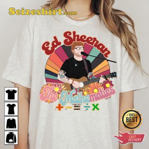 Ed Sheeran Concert 2023 The Mathematics Tour T-shirt