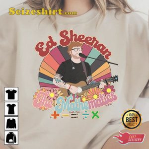 Ed Sheeran Concert 2023 The Mathematics Tour T-shirt