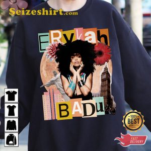Erykah Badu Music Concert Shirt For Fans