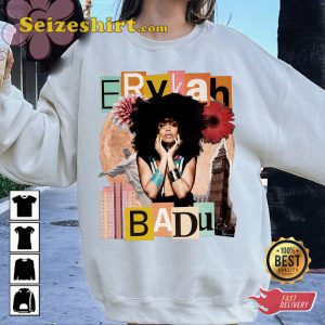 Erykah Badu Music Concert Shirt For Fans