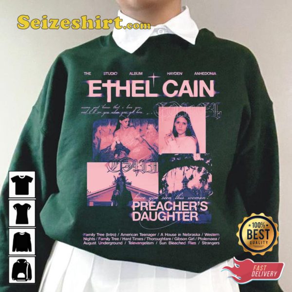 Ethel Cain Merch Album Tracklist Vintage T-shirt