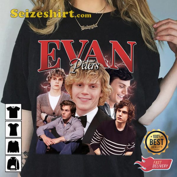 Evan Peters Movie And TV Shows T-shirt