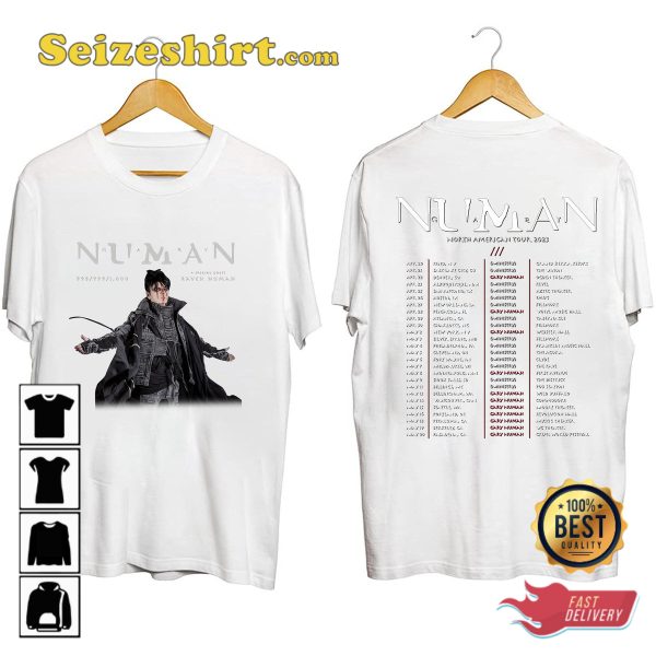 Gary Numan 2023 North American Tour T-shirt