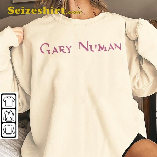 Gary Numan Songs Lyrics Fan Gift T-shirt