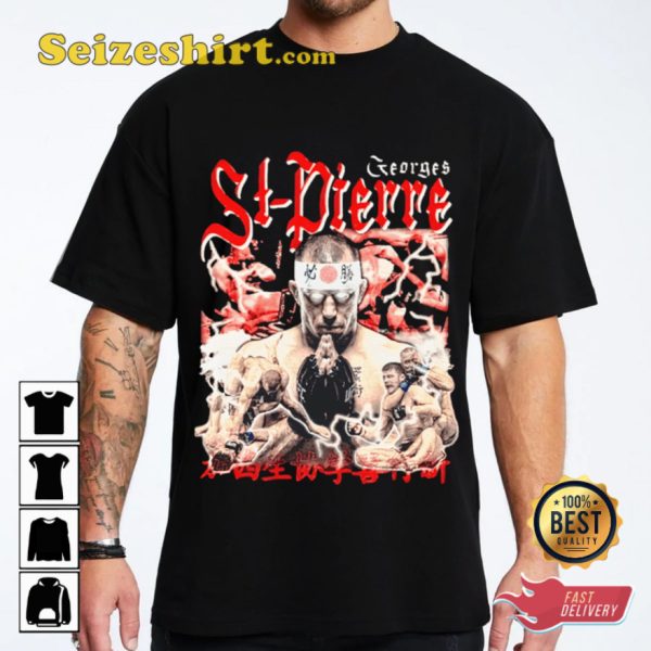 Georges St-Pierre MMA Legend GSP Fan T-shirt