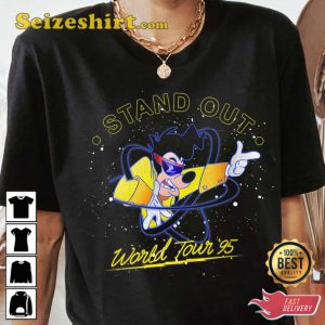 Goofy Movie Goofy Stand Out World Tour Retro Style Inspired T-Shirt