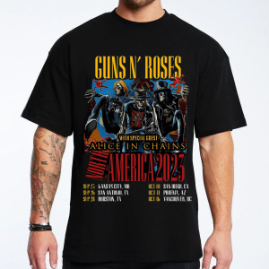 Guns N Roses With Alice In Chains Tour 2023 T-shirt