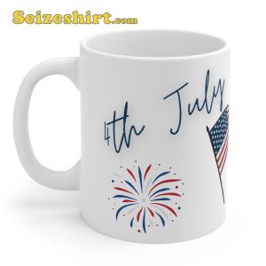 Happy Independence Day Patriotic Fireworks Mug