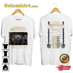 Hatebreed 20 Years Of Brutality Tour T-shirt