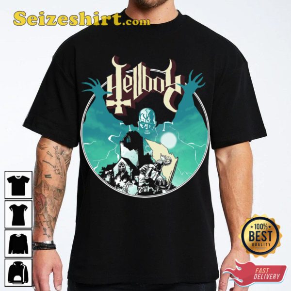 Hellboy RASPUTIN Dark Metal Rockin T-Shirt