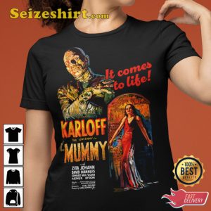 Horror Movie Fan Gift Boris Karloff Scary Movie T Shirt