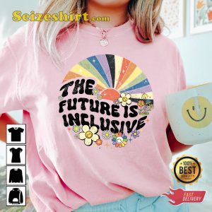 Inclusive Futures Rainbow Pride Distressed T-shirt