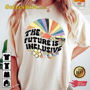 Inclusive Futures Rainbow Pride Distressed T-shirt