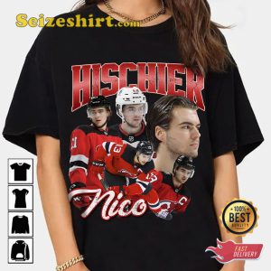 Nico Hischier New Jersey Devils Hockey T-shirt
