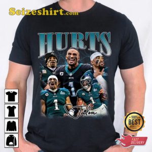 Jalen Hurts Philadelphia Eagles Football T-shirt