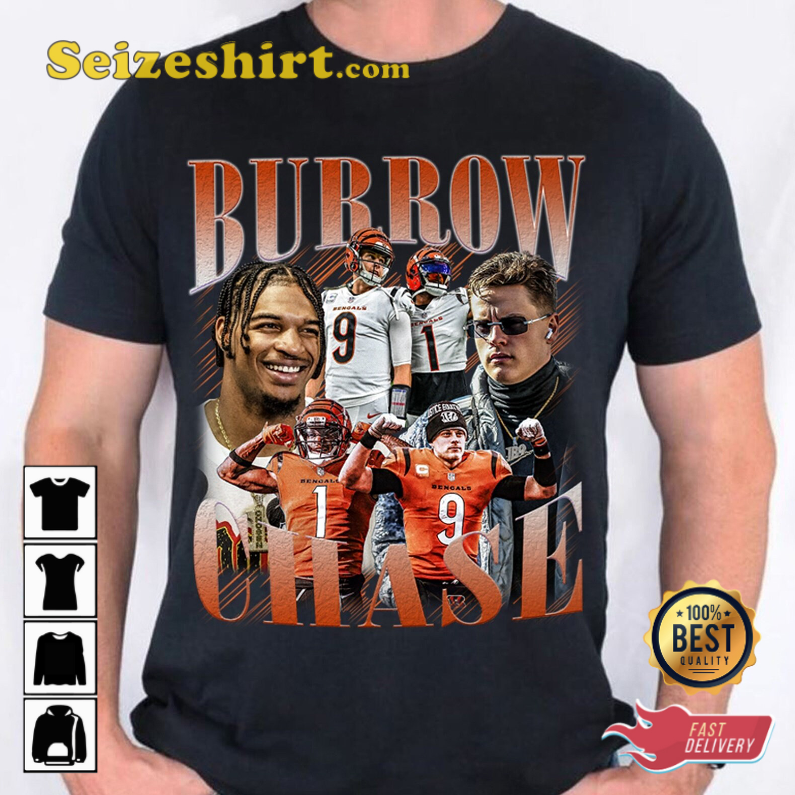 Joe Burrow Shirt, Ja'marr Chase Shirt, Bengals Funny Shirt