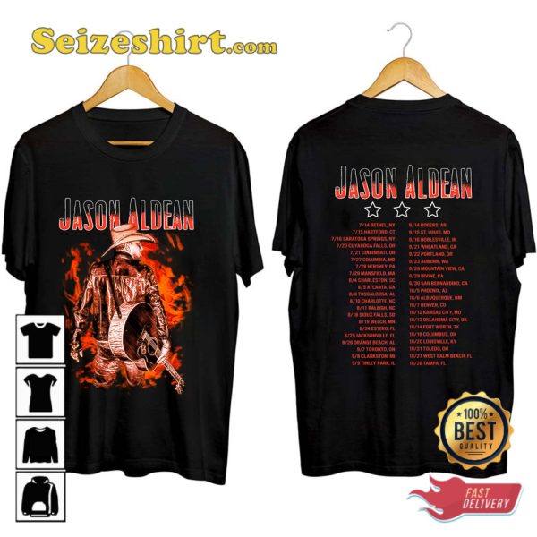 Jason Aldean 2023 Highway Desperado Tour T-shirt