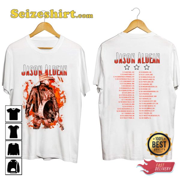 Jason Aldean 2023 Highway Desperado Tour T-shirt