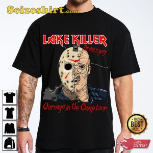Jason Lake Killer Iron Maiden Horror Fan T-Shirt
