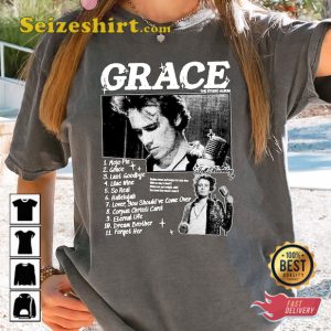 Jeff Buckley Grace Album Trackilist T-shirt