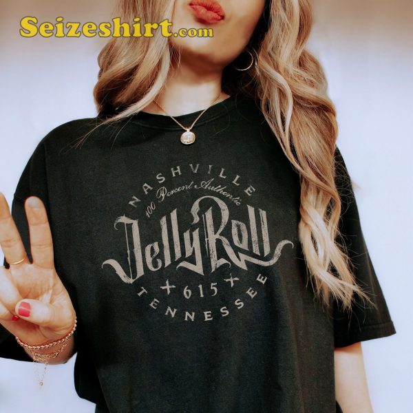 Jelly Roll Nashville Tennessee Tour Music T-shirt