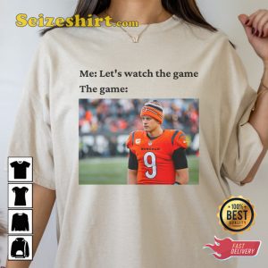 Joe Burrow Bengals Meme Football Funny T-shirt